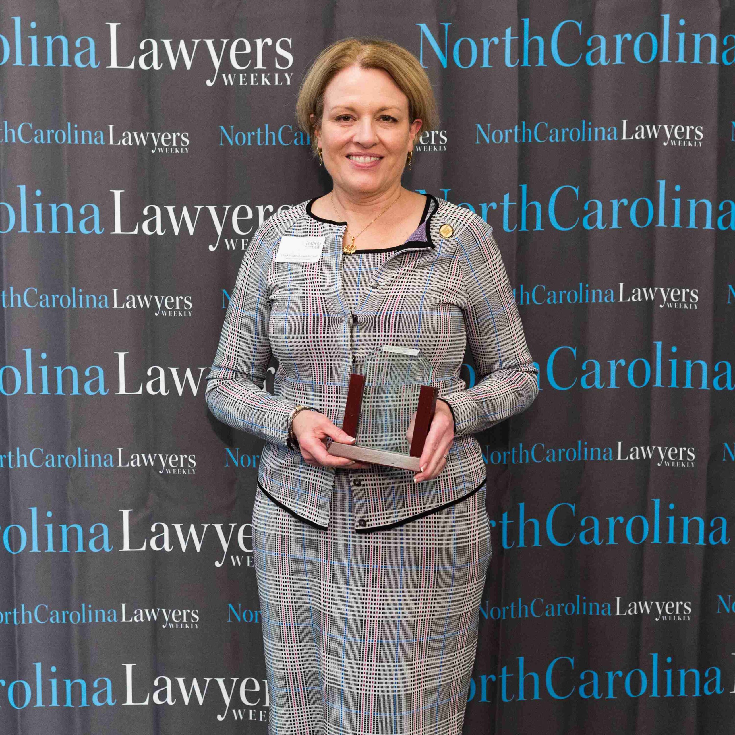 Lawyers Weekly Leaders in law award Chief Judge Donna Stroud